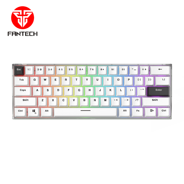Gejmerska mehanička tastatura Fantech MK857 RGB Maxfit61 FROST Space Edition (CRVENI SWITCH)