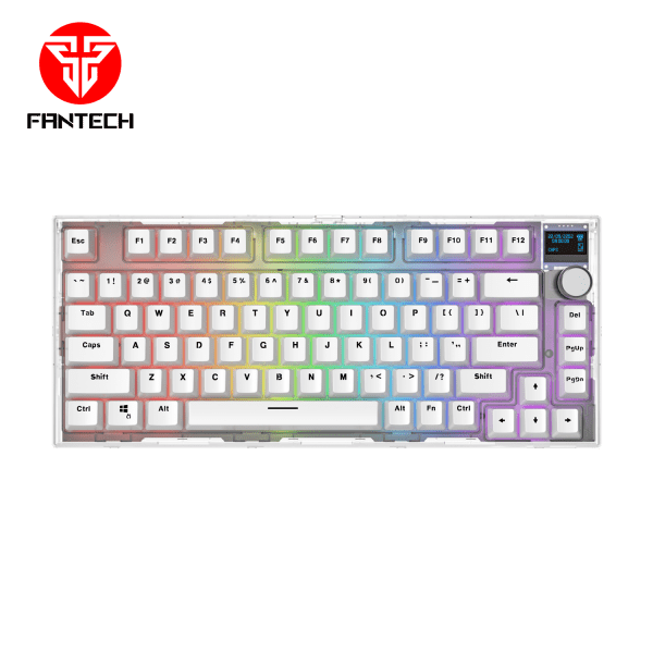 Gejmerska mehanička tastatura Fantech MK910 ABS MAXFIT FROST WIRELESS SPACE EDITION (PLAVI SWITCH)