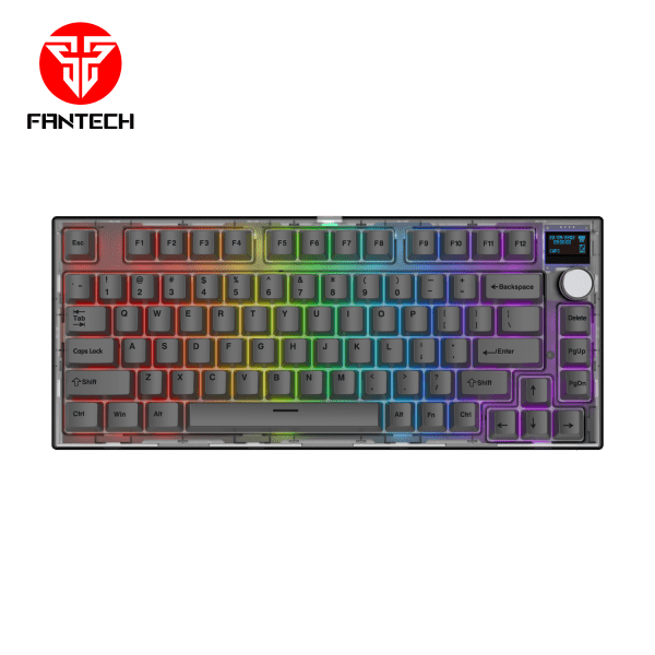 Gejmerska mehanička tastatura Fantech MK910 PBT MAXFIT FROST WIRELESS CRNA (PLAVI SWITCH)