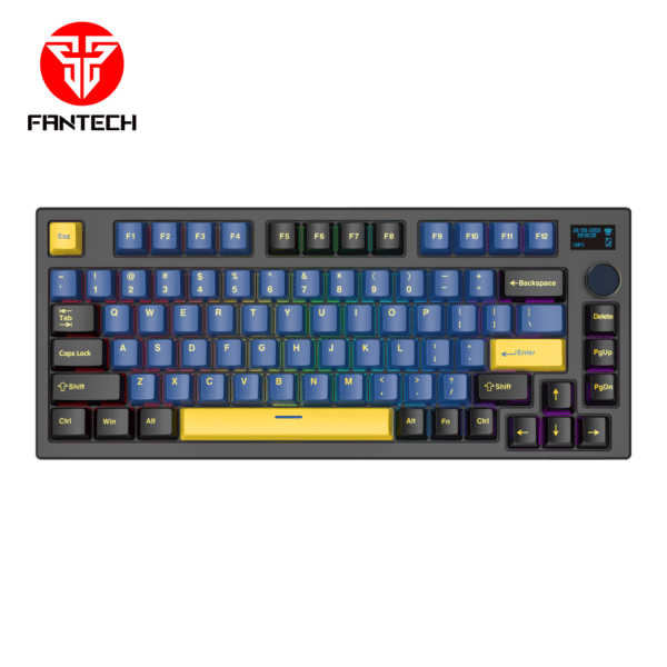 Gejmerska mehanička tastatura FANTECH MK910 MAXFIT81 GRAND COBALT (ŽUTI SWITCH)